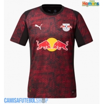 Camisa de time de futebol RB Leipzig Johan Bakayoko #9 Replicas 3º Equipamento 2025-26 Manga Curta